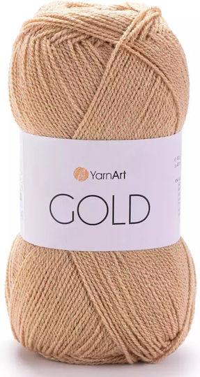 YarnArt Злато Металик Смесен Бежов 100гр