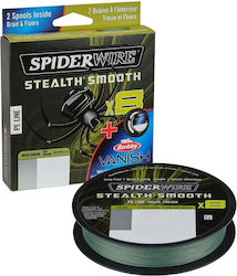 Spiderwire Stealth Smooth X8 Σκούρο Πράσινο Νήμα +fluorocarbon Leader 0,13 Χιλ 11,2 Κιλά 150 Mέτρα Fc Leader 0,35 Χιλ 7 Κιλά 40 Mέτρα