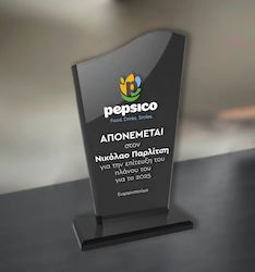 Κρυστάλλινo Βραβείο 12x21cm Κωδ Pb-308 Διαφανες Transparent