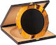 Crystal Round Award Orange Design & Box 25x25cm Code Pb-1612