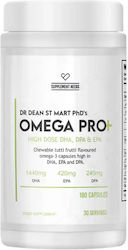 Supplement Needs Omega Pro+ 2220mg 200iu 180 caps 6 softgels Supplement Needs Omega Pro+ 2220mg 200iu 180 caps 6 softgels