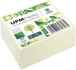 Upm Extra Strong Sticky Memo Pads 75x75mm 400 Sheets 5820-01pg