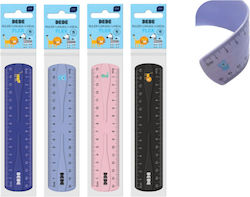 Χαρακας Interdruk 364029 Bb Kids Flexible 15cm Χαρακας Interdruk 364029 Bb Kids Flexible 15cm