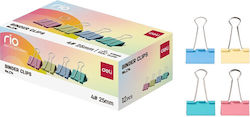 Deli Clips Metalic 25mm Nr 4 Rio Asortate 12 Bucăți Deli Clips Metalic 25mm Nr 4 Rio Asortate 12 Bucăți