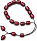 Panora Worry Beads of Red Pearl