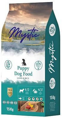 Mystic 15kg Ξηρά Τροφή με Λίγα Σιτηρά για Κουτάβια με Αρνί και Ρύζι