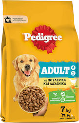 Pedigree 7kg Dry Food for Adult Dogs with Poultry and Vegetables