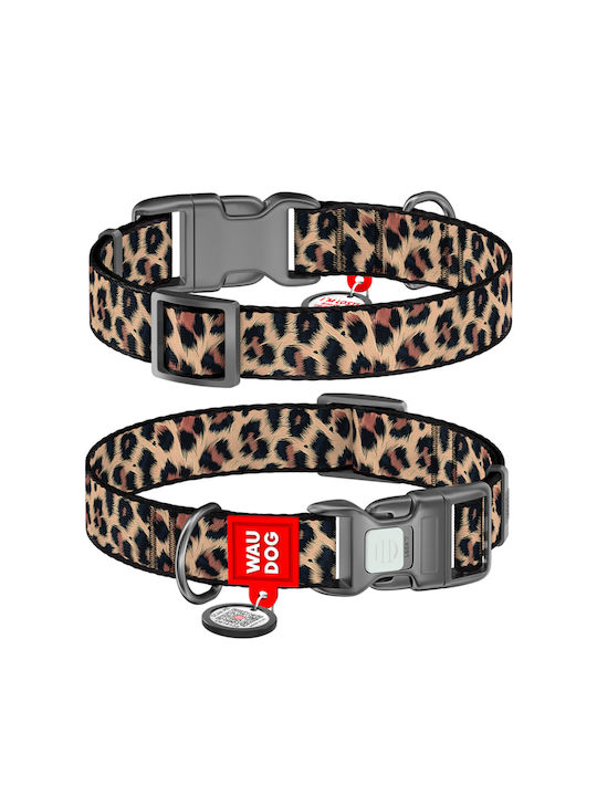 Guler Pentru Câini Waudog Leopard Plastic Mici