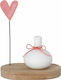 Raeder Birthday Μίνι Διακοσμητικό Πορσελάνινο Βαζάκι Love