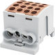 Eisenklemme Braun 100a-4 1x25 3x16/1x25 3x16 F2...