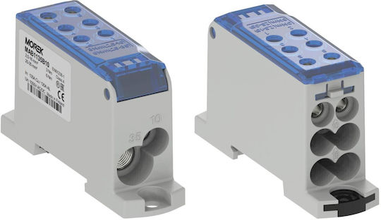 Verteilerblock Verteilerblock Ojl135a Blau Al Cu I:1x2.5-35mm2 1x2 5-10mm2 W:4x2.5-16mm2/2x2.5-10mm2 1000v Mab1135b1
