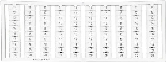 Маркиращи Рамки 10x 11-20 209-603 5 Броя