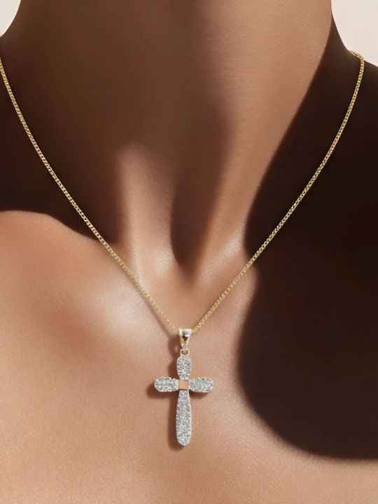 Papadopoulos Gold Дамски Кръст Без Верижка К14.0084
