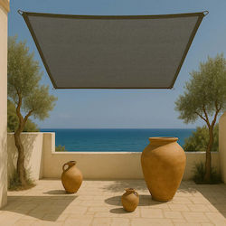 Showood Τετράγωνο Πανί Σκίασης Γκρι 3.6x3.6m 28...