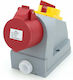 Combi Power Steels Socket 16a/5p + Main Switch Els Electrical Engineering N010trg