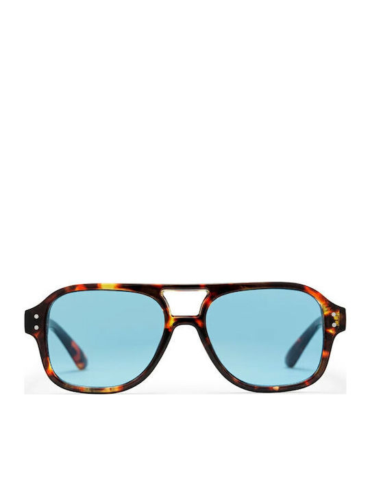 Chpo Turtle Unisex Sonnenbrillen mit Braun Schildkröte Rahmen 16135QA