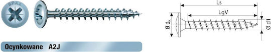 Subclade Insert 3000 3.5*20 Bp 2 White Galvanized