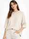Women's Woolen Beige Sweater