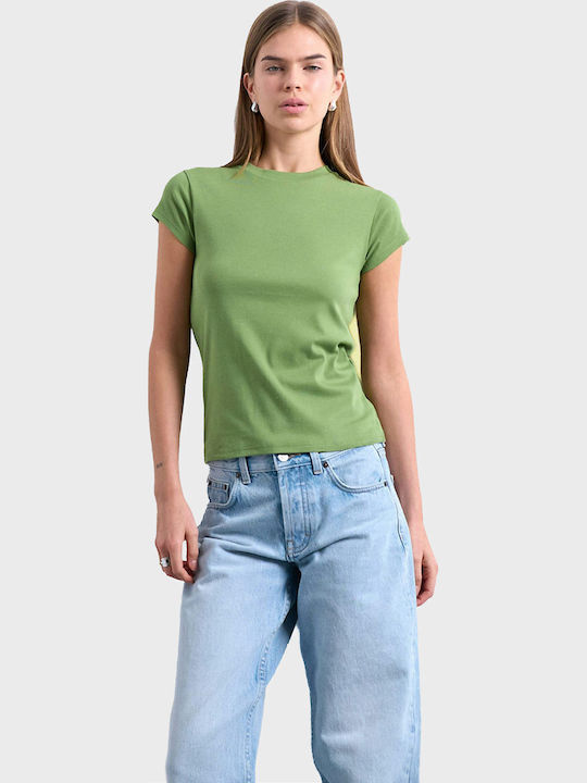 Topshop Γυναικεία Μπλούζα Green