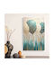 Megapap Golden Leaves Πίνακας σε Καμβά 70x100cm