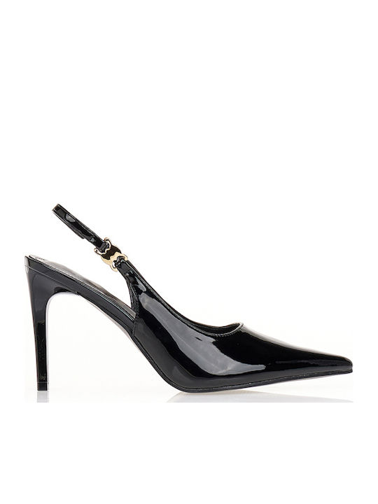 Tsoukalas Spitze Zehen Pumps aus Lackleder mit ...