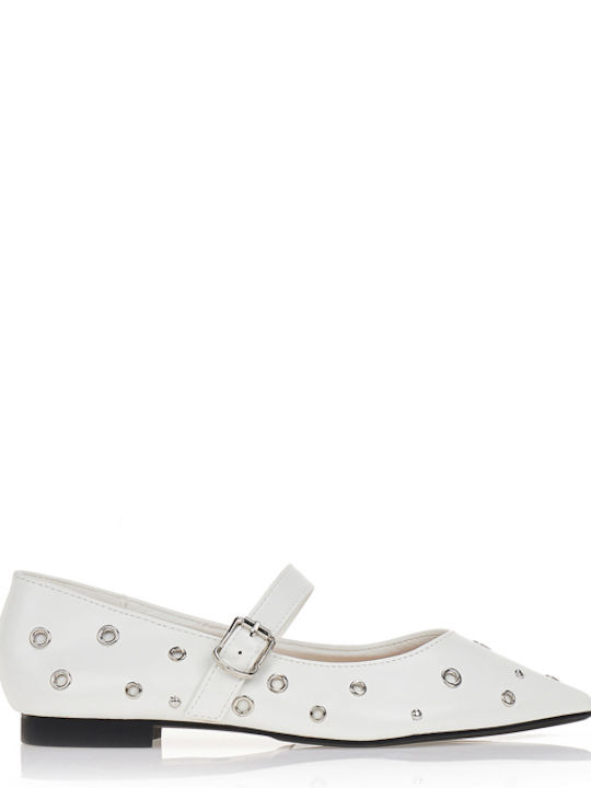 Tsoukalas Damen Ballerinas Spitz zulaufend mit ...
