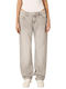 Women's Jean Pants in Straight Leg Style Gray