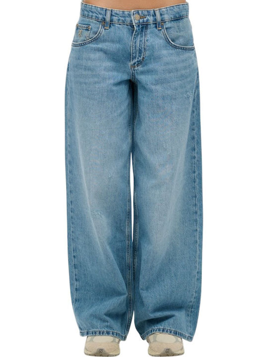 Superdry Γυναικείο Jean Παντελόνι Mid Rise σε B...