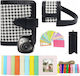 Loveinstant Set 5 in 1 Accessories Case Album Stickers Frames Tripod Fuji Instax Palm Black