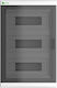 Wandmontage Sicherungskasten Elegant Rp 3x12 Pe+n Ip40 Rauch Tür 2455-01