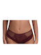 Women's Brief Burgundy Slip