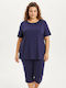 A.A UNDERWEAR Summer Women's Pyjamas Set Black