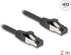 DeLock 80572 S/FTP Cat.8.1 Καλώδιο Ethernet 2m Μαύρο DeLock 80572 S/FTP Cat.8.1 Καλώδιο Ethernet 2m Μαύρο