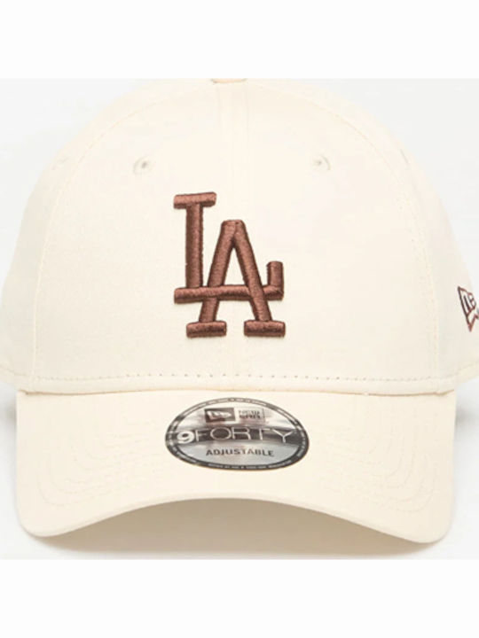 New Era La Dodgers Mlb League Essential 9forty Капела Strapback 60771709 Кафява