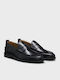 Leather Men's Loafers in Black Colour