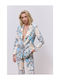 Enzzo Women's Blazer Sky Blue