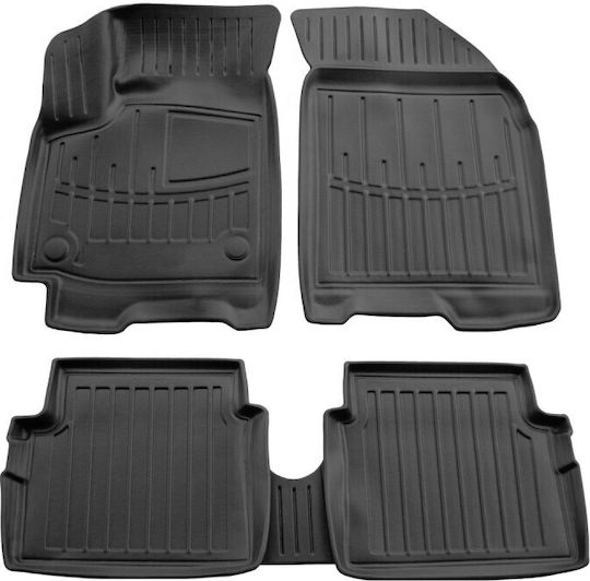 Race Axion Auto Fußmatten Tastatur Typ Chevrolet Aveo T200 2002-2008 5-Türer Aveo T250 2005-2011 5-Türer Klammern Material Gummi Personenkraftwagen-5 Stück