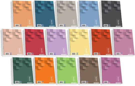 Skag Caiet Școlar Spirală Cu Dungi B5 University Abstract