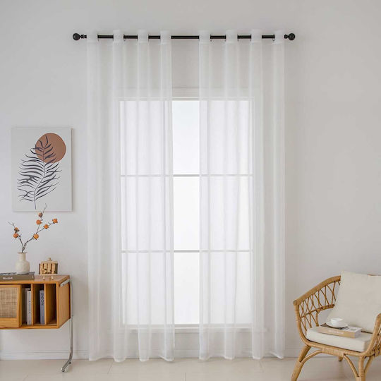 Beauty Home Curtain with Ecru Grommets 140x270cm