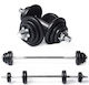 Tunturi Dumbbell Set with Bar Total Weight 20kg