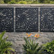 Wall Decoration Panel Strelitzia 57 X 57 Cm 34216