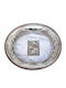 SilverBrand.gr Hochzeitskronen-Hülle Oval Silber 24x28cm