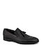 Damentliche Herrenschuhe Schwarze Leder