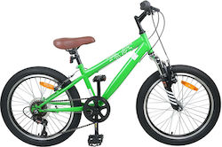 vidaXL 24" Kinderfahrrad Mountainbike Grün