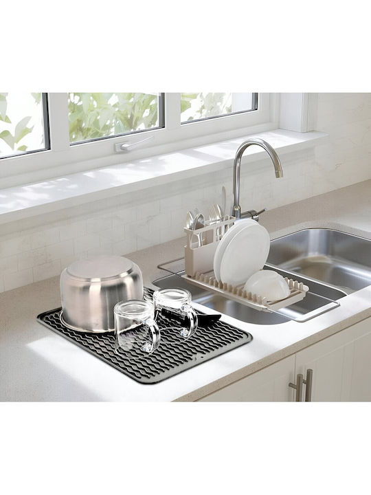 Alista Home Suprafață De Uscare Din Silicon Negru 43x32.5cm