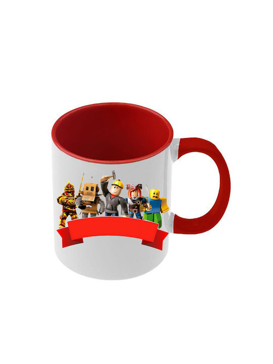Roblox Tasse Rote Griff Innenseite
