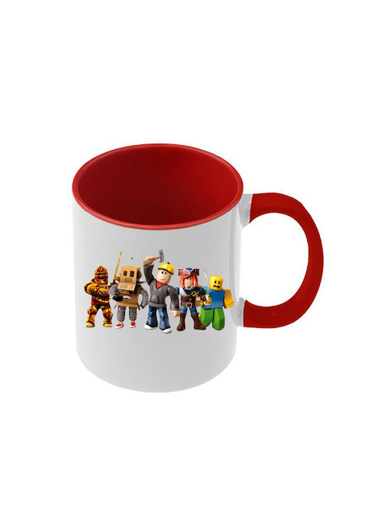 Roblox Tasse Rote Griff Innenseite