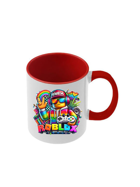 Roblox Tasse Rote Griff Innenseite