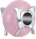 Silver Charm 925 Pink Drop Butterflies