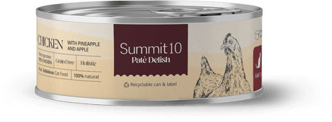 Summit10 Υγρή Τροφή για Ενήλικες Γάτες σε Κονσέρβα με Κοτόπουλο 85gr